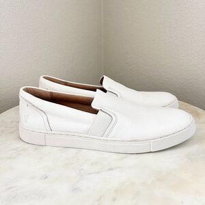 Frye White Slip-On Sneakers Minimalist Design